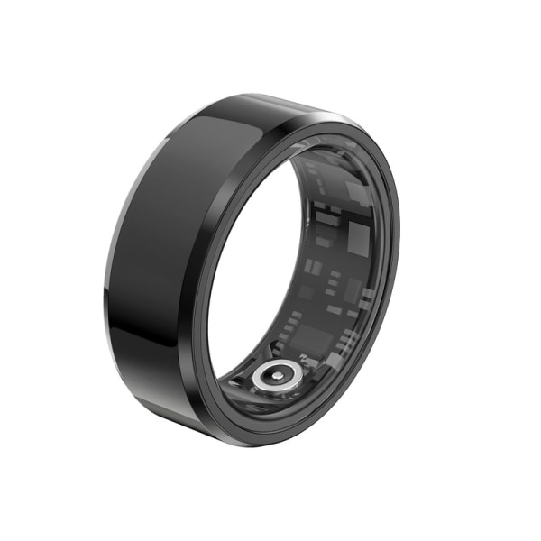 Chronus Smart Ring Health Tracker IP68 Vattentät 10# （Svart）