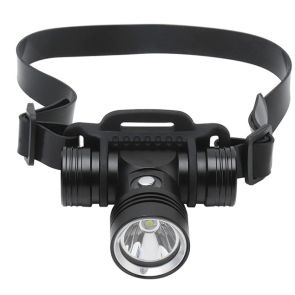 IPX8-Tauchlichter, Taschenlampen-Tauchlichter f眉r Unterwassersport(Black)