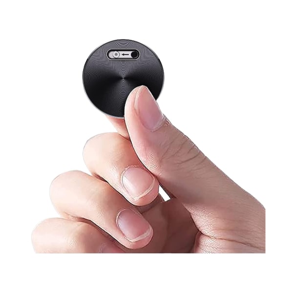 Chronus 8GB mini röstaktiverad inspelare - magnetisk, 30-dagars standbyinspelning (svart)