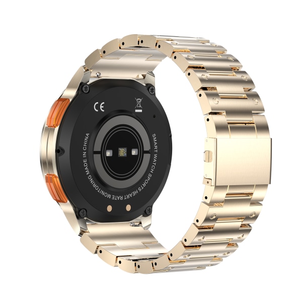 Chronus AK59 Smart Watch för män, med Bluetooth Voice Call IP67 Tactical Fitness Watch Gold