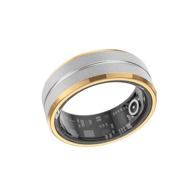 Chronus Smart Ring Health Tracker IP68 Vattentät 13# （Silver och guld）