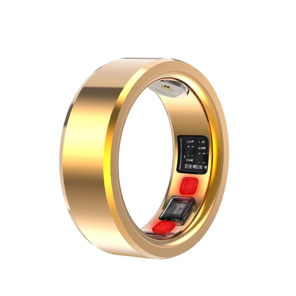 Chronus Smart Ring Sleep Fitness Tracker med flera övervakningsfunktioner Laddbox 21# (guld)