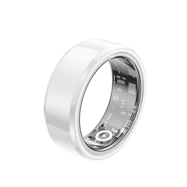 Chronus Smart Ring Health Tracker IP68 Vattentät 6# （Vit）