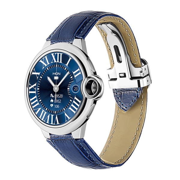 Smart Watch, 1,32 tum högupplöst bredbildsskärm, IP67 vattentät, blå