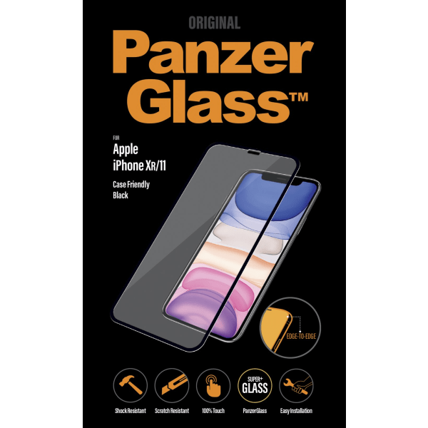 PanzerGlass Apple iPhone XR/11 Case Friendly, Black