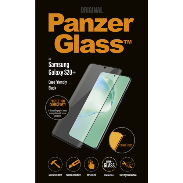 PanzerGlass Samsung Galaxy S20 Ultra Case Friendly, Black