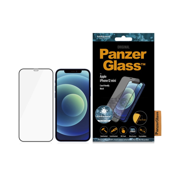 PanzerGlass Apple iPhone 12 mini Case Friendly AB, Black