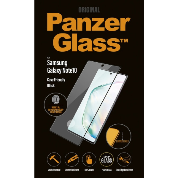 PanzerGlass Samsung Galaxy Note10 FP Case Friendly, Black