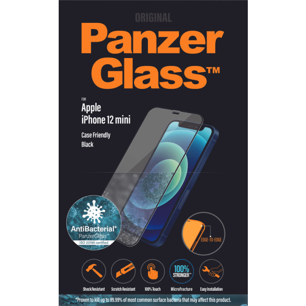 PanzerGlass Apple iPhone 12 mini Case Friendly AB, Black