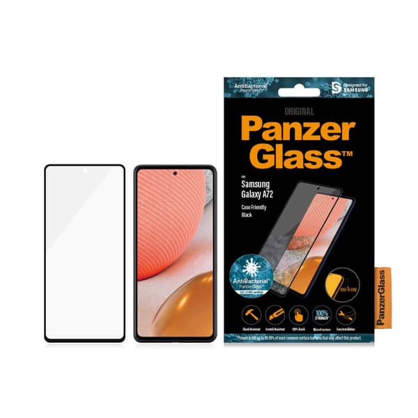 PanzerGlass Samsung Galaxy A72 Case Friendly, Black AB