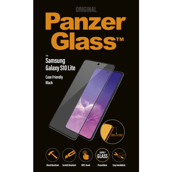 PanzerGlass Samsung Galaxy S10 Lite/M51 Case Friendly, Svart