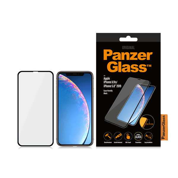 PanzerGlass Apple iPhone X/Xs/11 Pro Case Friendly, Black