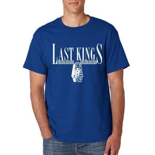 T-Shirt Last Kings blå Blå S