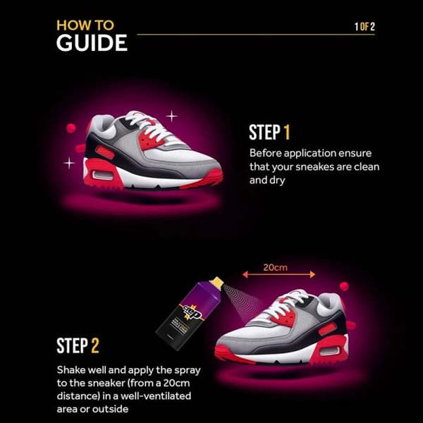 Imprægneringsspray Crep Protect - sort/lilla - TU
