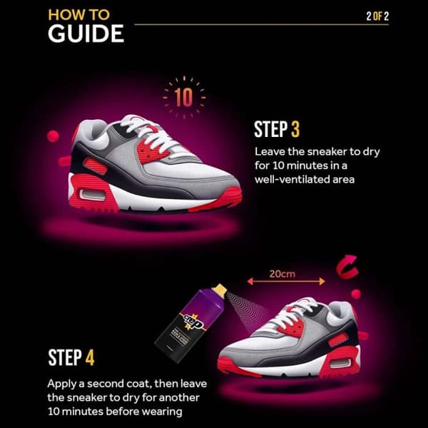 Imprægneringsspray Crep Protect - sort/lilla - TU
