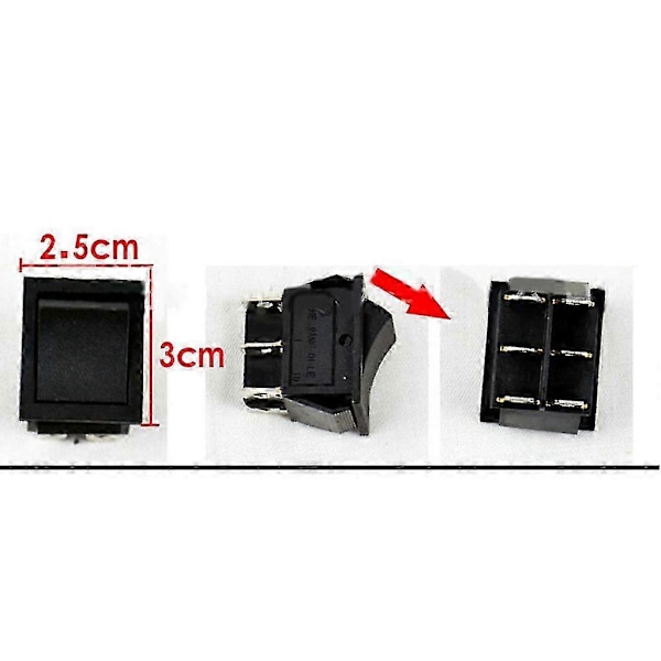 6/12v Akselerator Fotpedal Reset-kontrollbryter For Barn Elektrisk Bilkontakt - JV