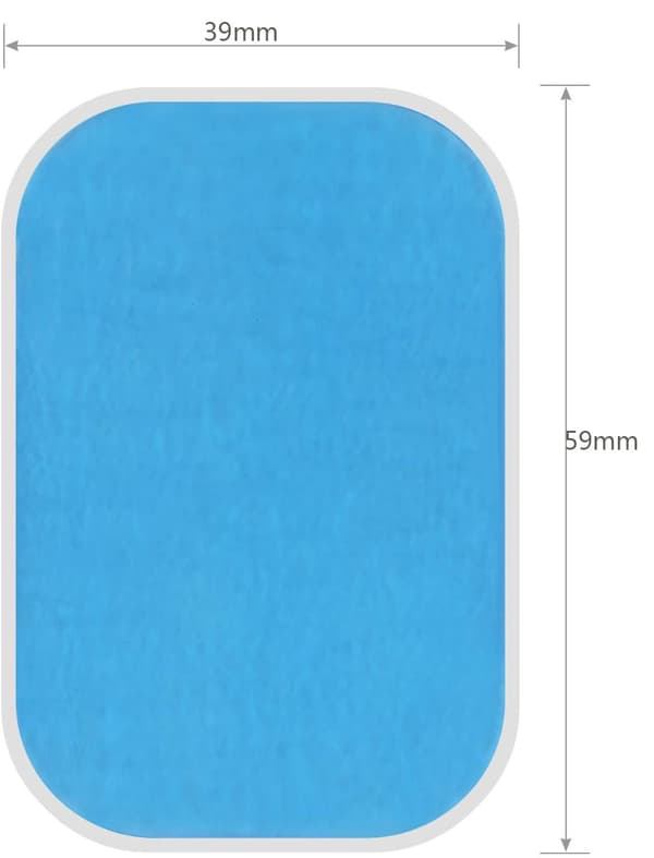 Abs Stimulator Trening Erstatning Gel Ark Pads for