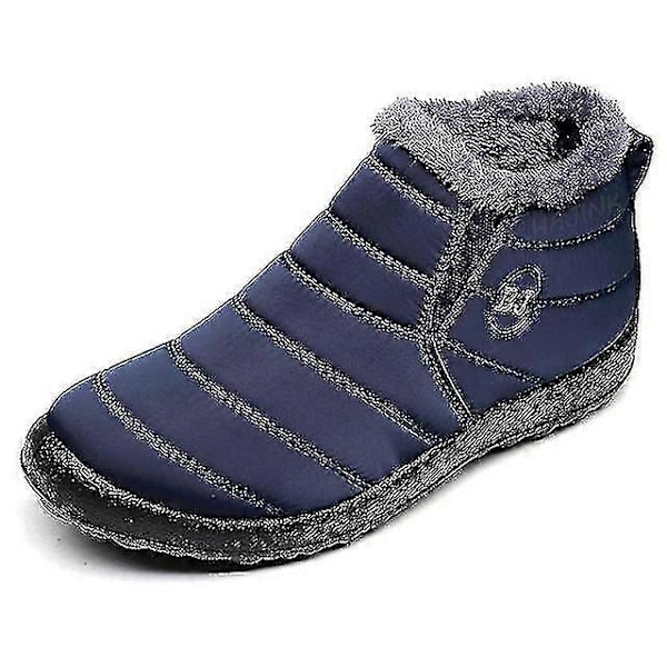 Miesten kevyet talvikengät, lumikengät miehille, vedenpitävät talvikengät, plus-koko 47, unisex-nilkkatalvikengät, slip-on