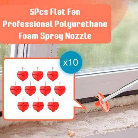 Flat Spraydyse - 10 Gjenbrukbare Bærbare Forlengere