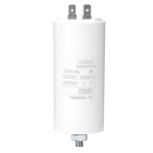 CBB60 450V 35uf Motor Start Run Kondensator med Skrue og Mutter for Vaskemaskin