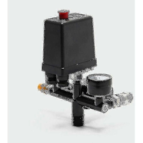 Trycksregulator med tryckbrytare för kompressor Tryckbrytare med 2 displayer