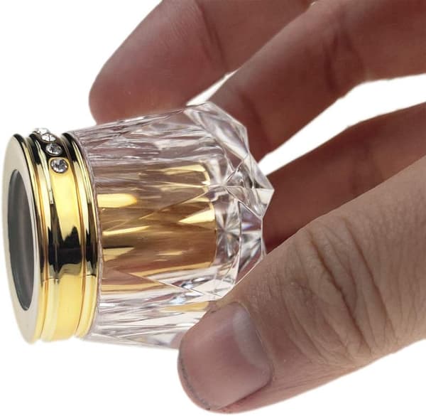 Gresskarformet, klart glass, fin tåke