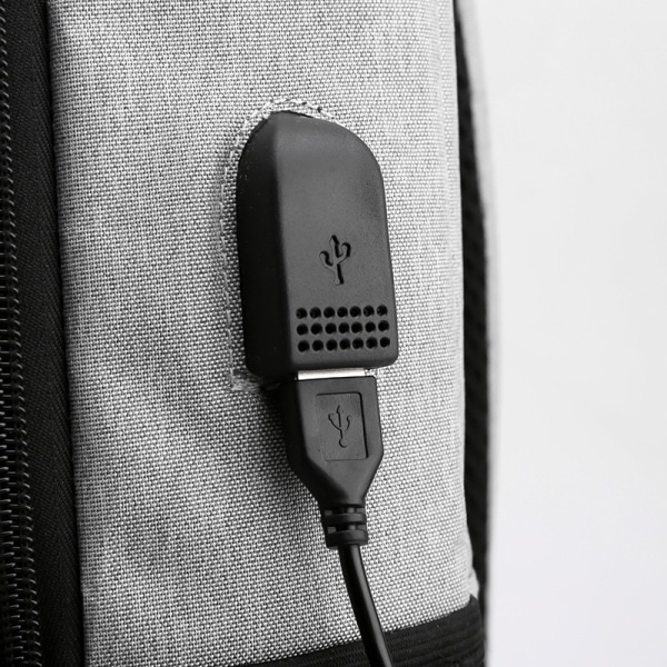 Ultralätt vattentät ryggsäck för män Mode Casual ryggsäck Black