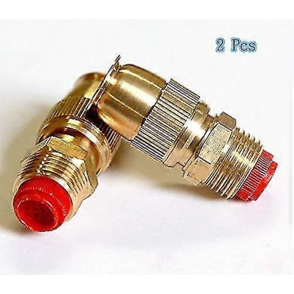 2 stk. Messingspraydyse Havevander 1/2\"(dn15) Spray Atomizerdyse Vandslange Fitting Fitt