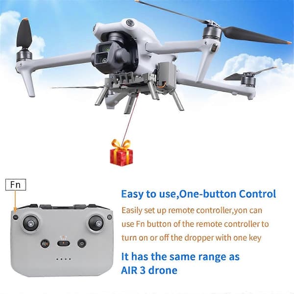 til DJI AIR 3S Kaster Vielsesring Kaster Kaster Tilbehør
