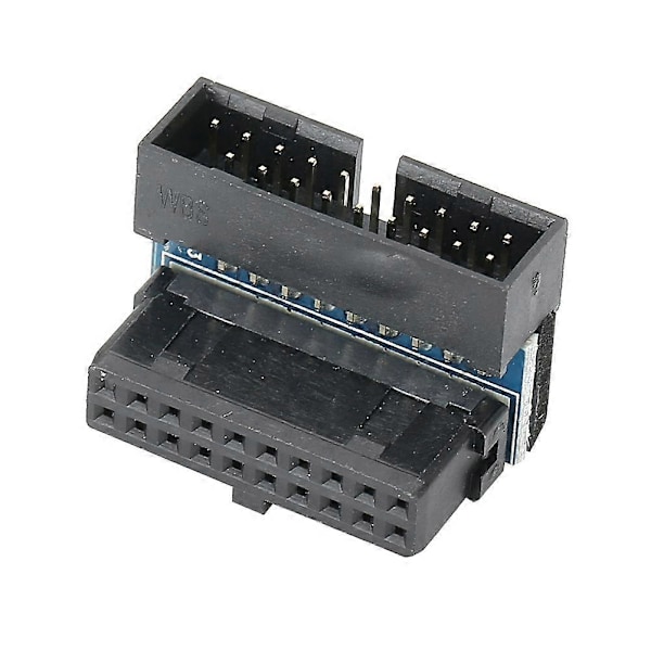 PH19-A Moderkort för stationär dator USB3.0 Sockel 90 Graders Vinklad USB-Sockelomvandlare