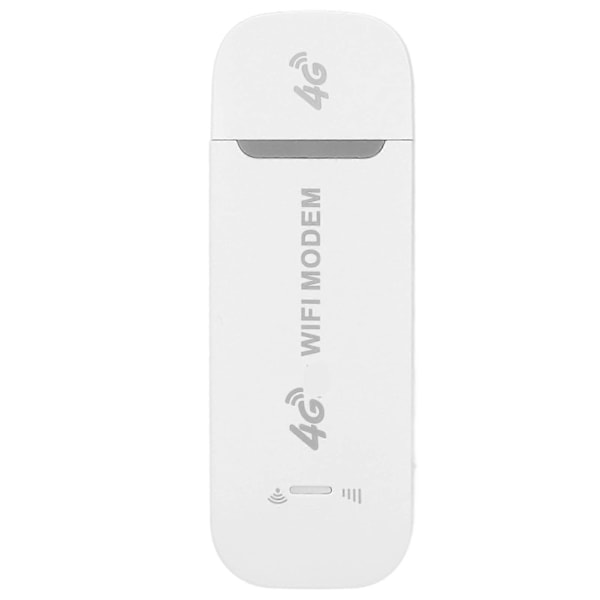 4G LTE Trådløs Router 150Mbps Understøtter 10 Brugere USB Interface Bærbar WiFi Modem til Tablet Laptop Hvid