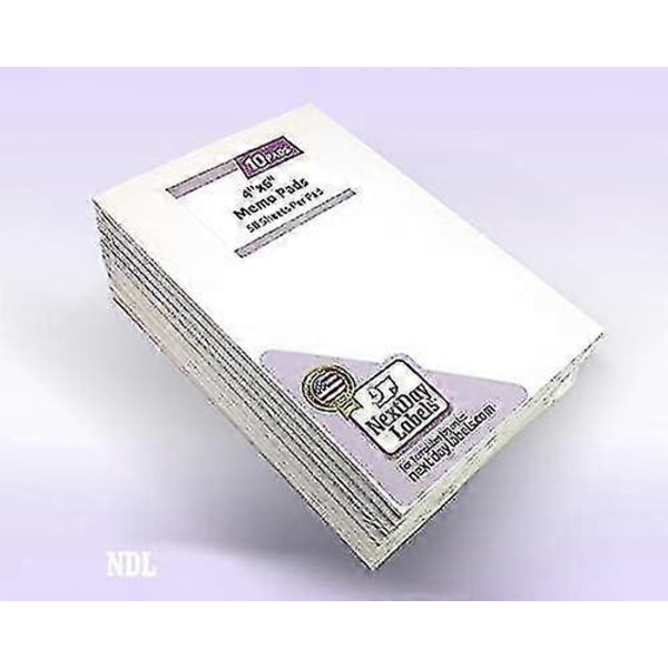 Memoblock    Anteckningsblock    Kladdblock    Skrivblock    10 Block Med 50 Ark I Varje Block (4 X 6)