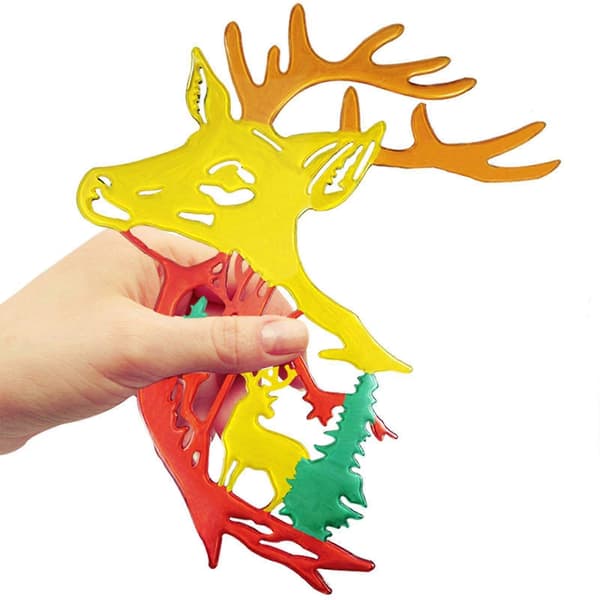 2 st Hjort Väggdekoration Silikonformar Jul Älg Dekor Form DIY Hänge