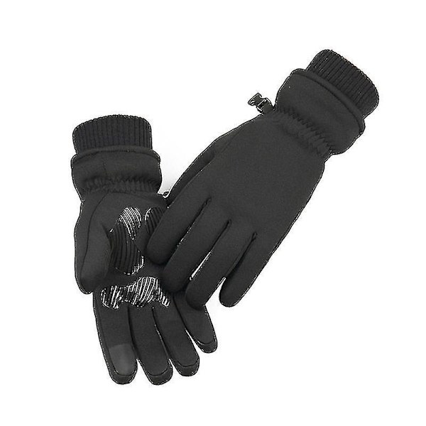 Skidhandskar för män Vindtät och vattentät halkfri Plus Velvet Warm Snowboarding M