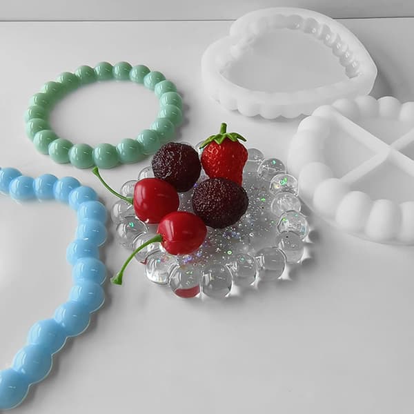 2-delad bubbelbricka underläggsform - DIY bordsdekorationer för hem, bröllopsfester J-223