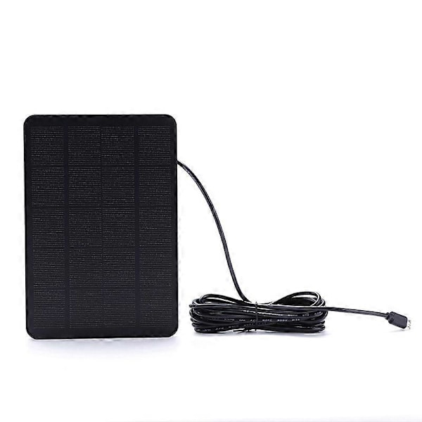 4W 5V Solcellepanel for sikkerhetskamera utendørs USB-lading Solcellepanel for CCTV sikkerhetskamera Moni