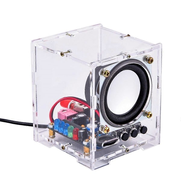 -009 Bluetooth Højttaler Mini Højttaler Enhed Elektronisk Komponent DIY Kit Trådløs Kablet 5V DC Drevet en