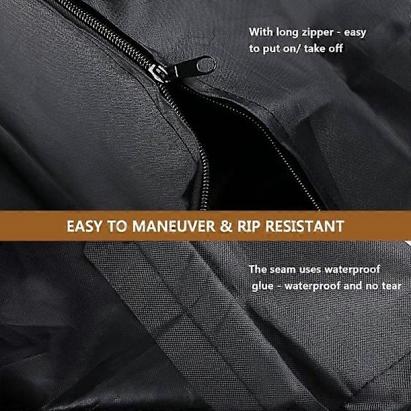 Parasolovertræk Udendørs Terrasse Have Fritstående Parasolovertræk 210D Polyester Vandtæt Anti-UV