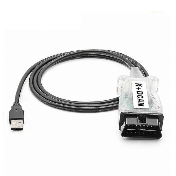 K+DCAN Chip för OBD2 Bil Diagnostikverktyg Scanner Switch USB Gränssnittskabel K + DCAN för