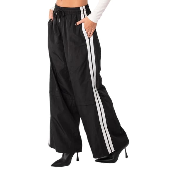 Dambyxor med dragsko, elastisk midja, randiga, lösa Blue S