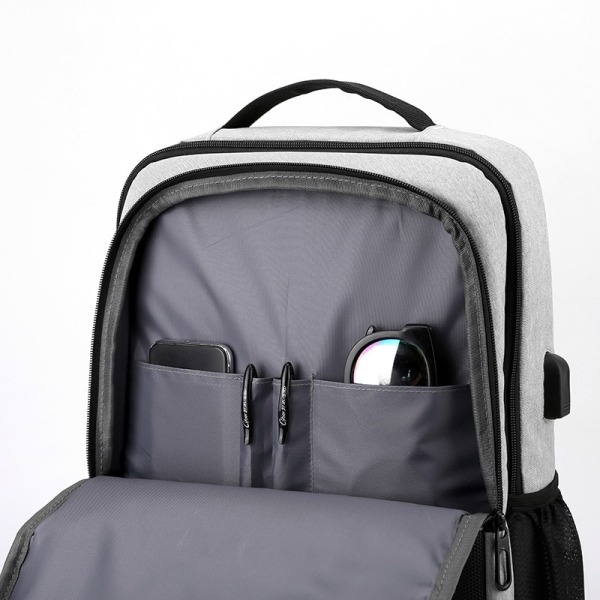 Ultralätt vattentät ryggsäck för män Mode Casual ryggsäck Dark Grey