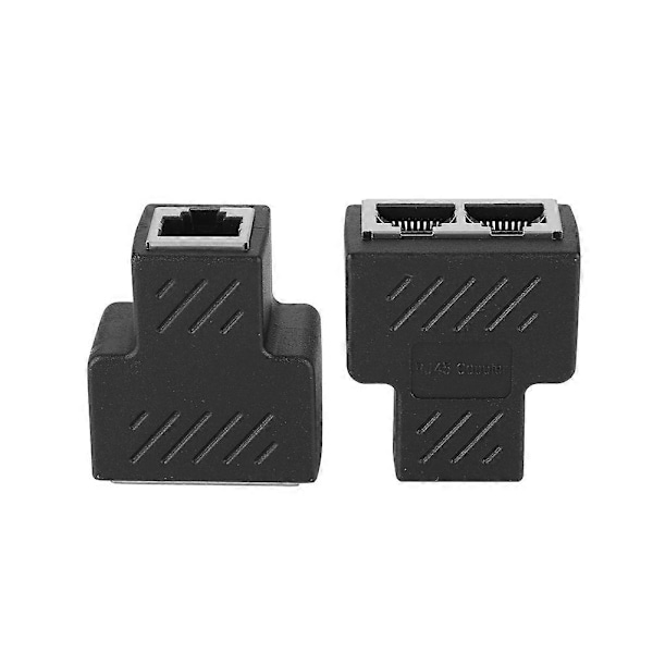 2 KPL 3,5 MM Uros 3-kanavainen Verkko RJ45 8-ytiminen Jakki Jakaja Adapteri POE Verkon Jakelija
