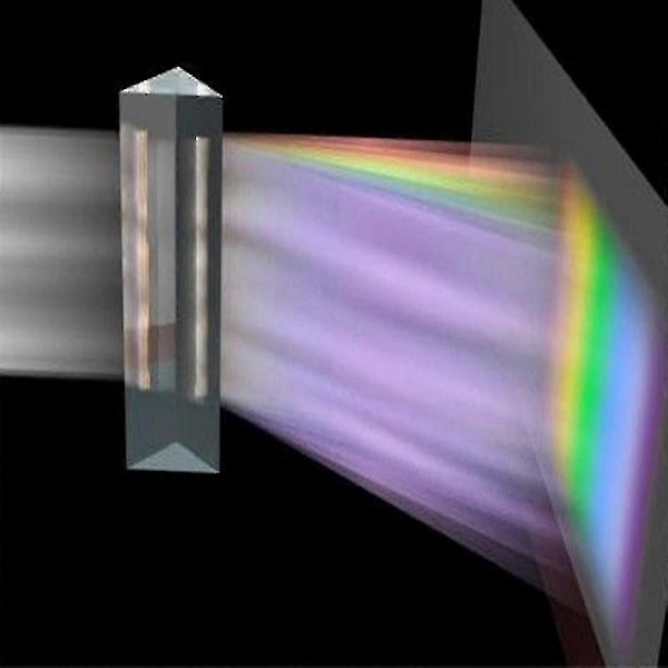 Triangulært Prisme For Foto Regnbue Lys Optiske Prismer Glass Fysikk Undervisning Refraktert Lys Spektrum Studenter Gaver Gave-jie