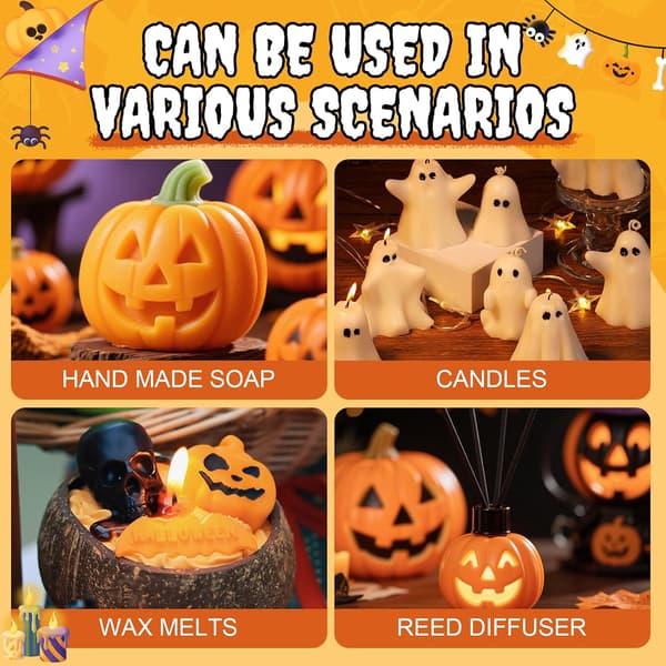 1-3 st Halloween eterisk oljeset, presentförpackning med doftolja för hemma-DIY-diffuser, 60 ml 1pcs