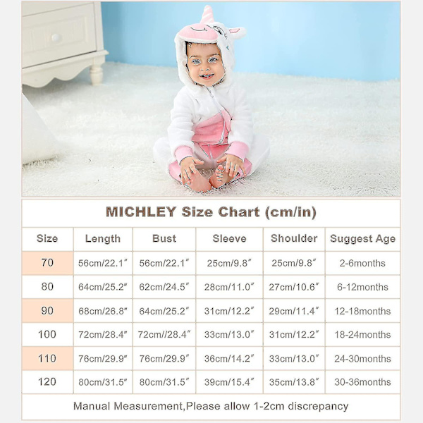 Unisex baby Vinter Höst Flanell Huva Romper Cosplay Jumpsuit Hög kvalitet White 2 5 Months