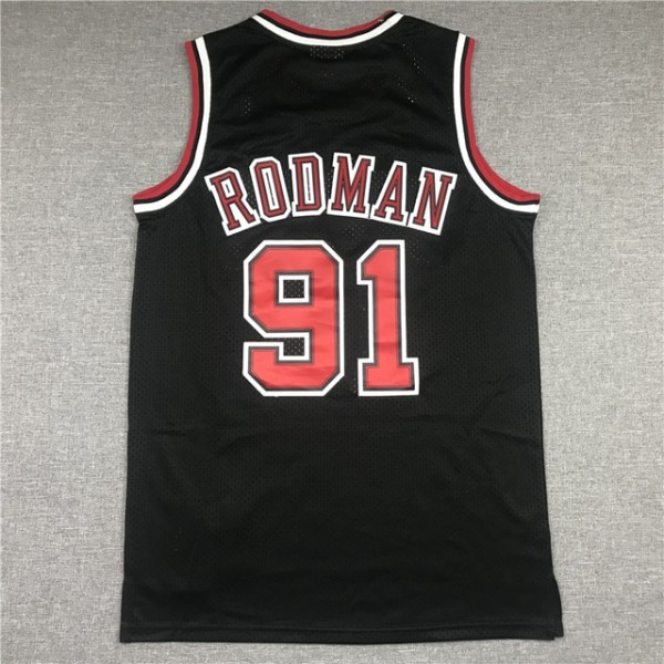 Ny 2023 baskettröja #91 Pippen Rodman T-shirt style 1 M