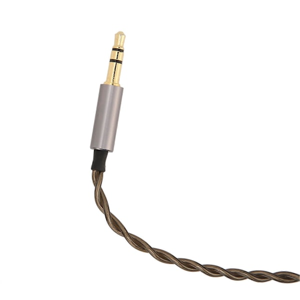 MMCX Hörlurskabel 3,5 mm Plugg Silverpläterad Kopparkärna Hörsnäckor Uppgraderingskabel för Sennheiser IE300 IE600 IE900 1,2 m