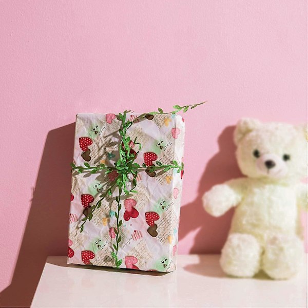 265 Ft Bladband, Konstgjorda Vinrankor Blad Snöre Trim Band för Baby Shower Fest Bröllop Hem Kransar DIY