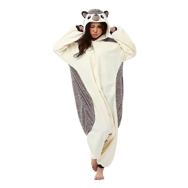 Hedgehog Onesie Animal Pyjamas Igelkottskostym för Halloween Cosplay M