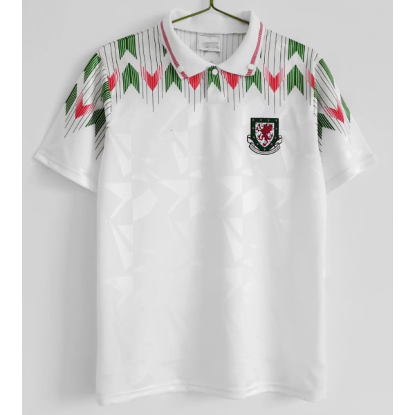 90-92 säsong borta Wales retro jersey tränings T-shirt Beckham NO.7 L